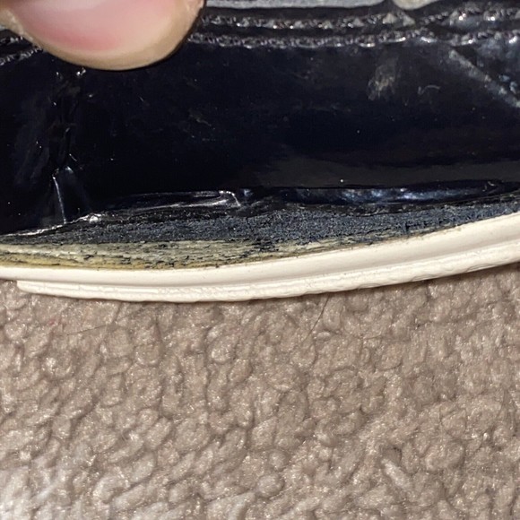 Nike Air Jordan Men’s Grown BLack Sail Patent Leather Retro Size 9 See Desc - Picture 10 of 10